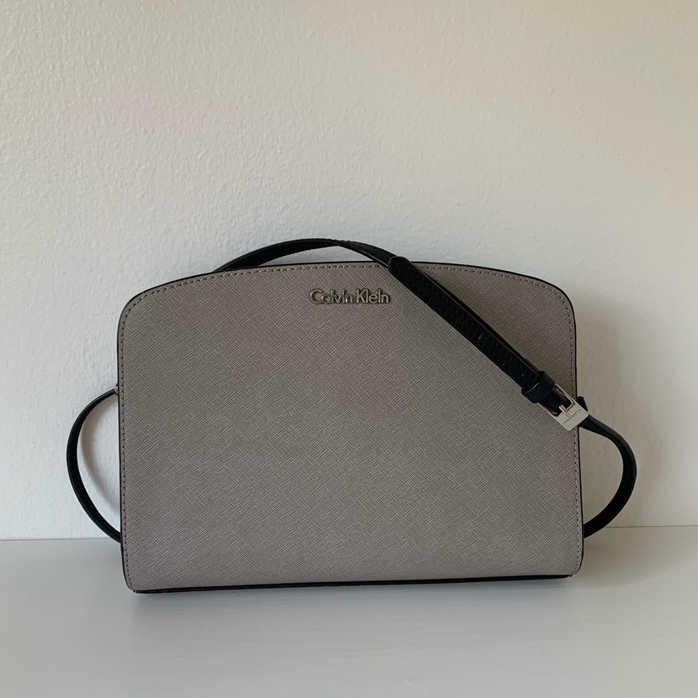 Calvin Klein Leather Crossbody Purse